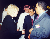 With right hornorable Kim Campbell, former prime minister of Canada